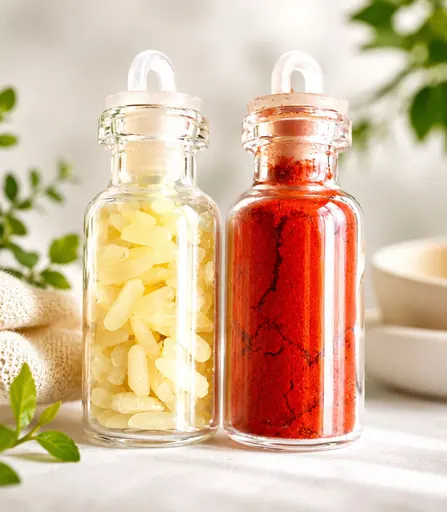 Premium Roli Chawal Glass Bottles Set of 25